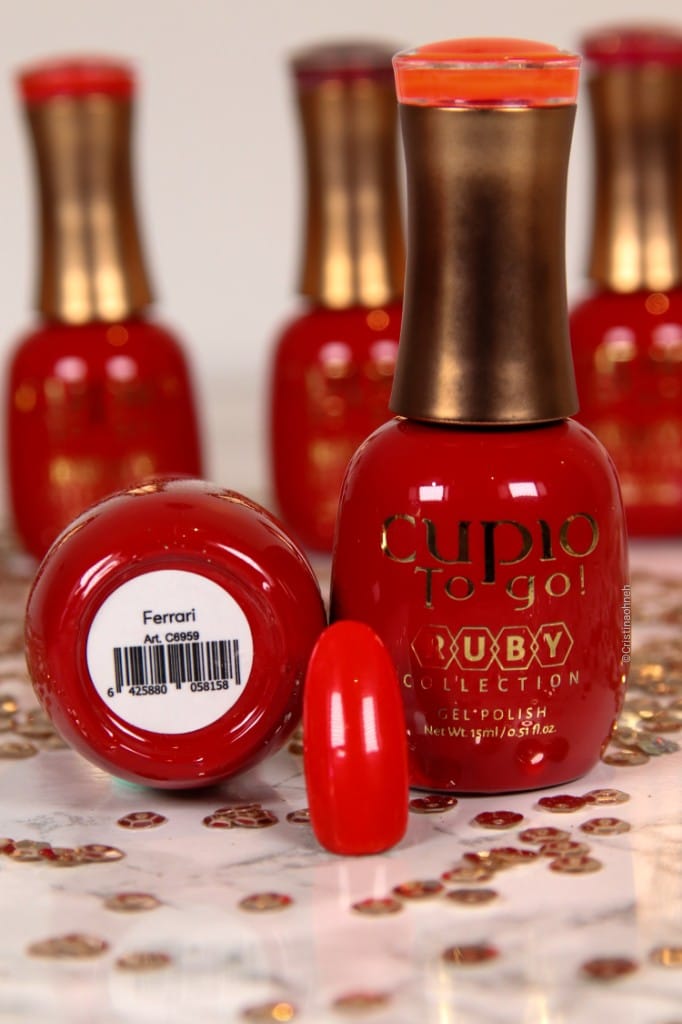 317870668_574408591361571_360198817376531773_n Cupio To go! Ruby Collection Gel-Lack in der Farbe Ferrari Rot mit passendem Nagelsticker