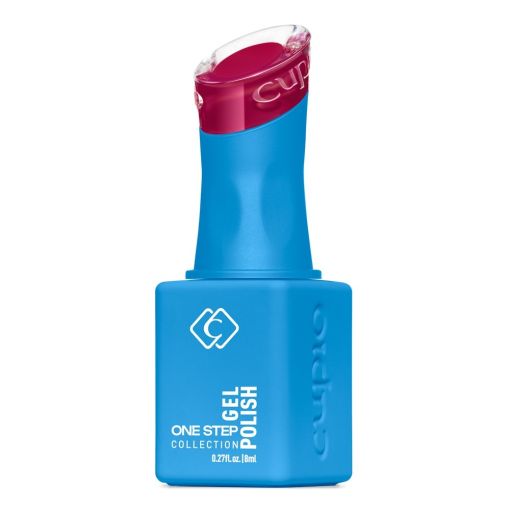 Cupio One Step Gel Nagellack rot in blauer Flasche