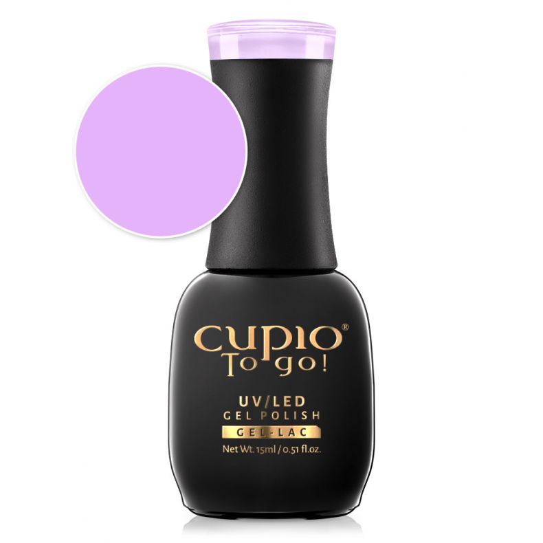 to_go_wisteria Flasche mit lila UV/LED Gel Nagellack von Cupio To Go! 15 ml