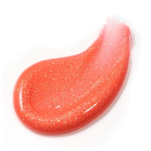c6424_b Anwendungshinweis für glitzerndes Lippenöl in Korallfarbe