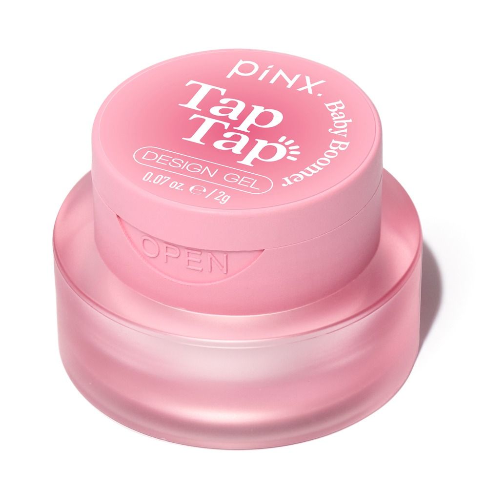 TapTap Baby Boomer Design Gel pinx. End Game 2g von Cupio in rosa Dose, cremiges Nailart-Gel für Babyboomer- und Ombre-Farbverläufe