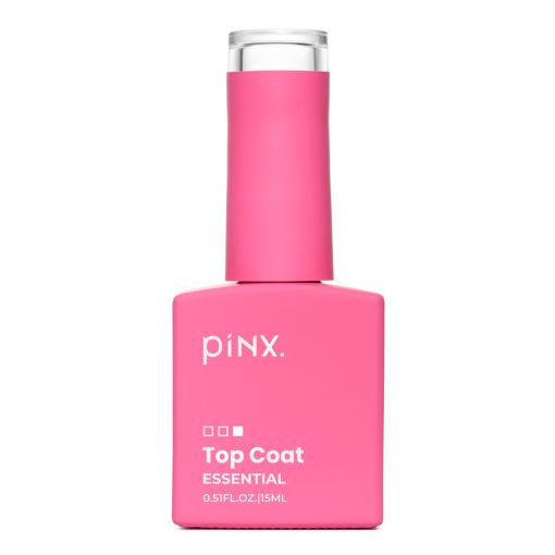 c8863 Flasche mit piNX Top Coat - Essential in Pink, 15 ml