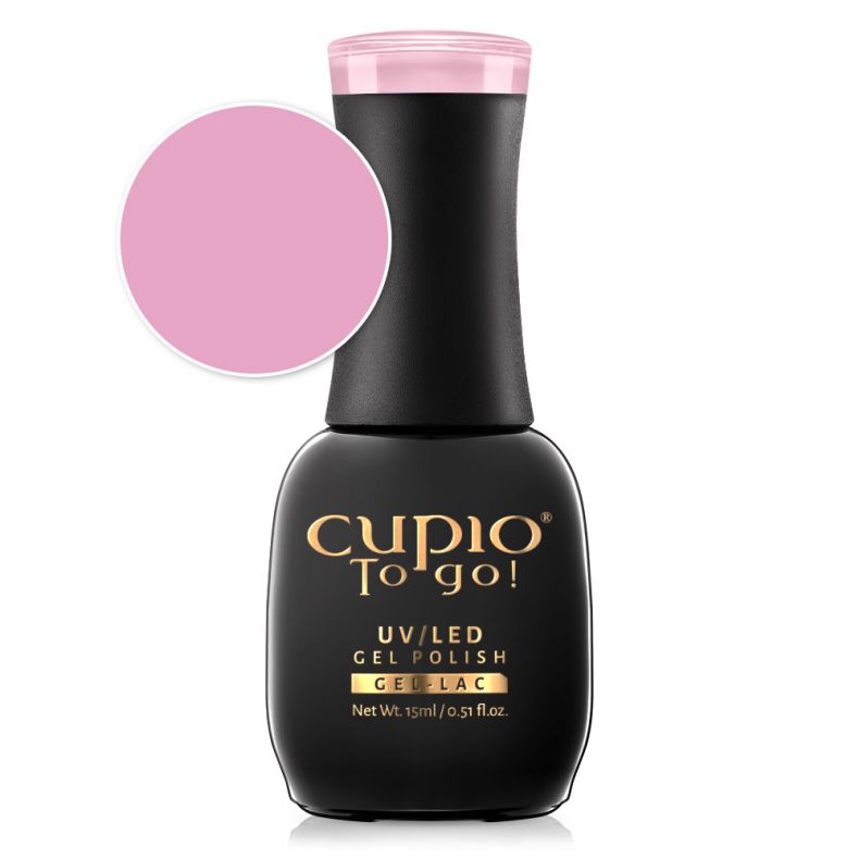 Flasche Cupio UV/LED Gel Polish in zartem Rosa mit 15ml Inhalt