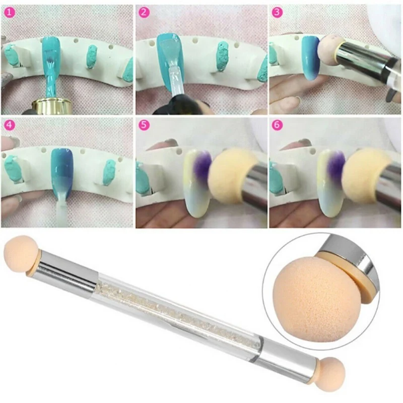 Ombre und Nail Art Schwamm - Set Baby Boomer