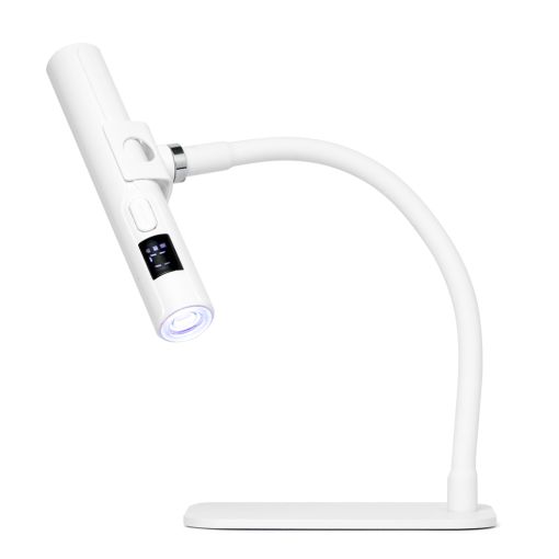 suport_lampa_c9548_c Flexibele Tischlampe mit LED und digitaler Steuerung in Weiß