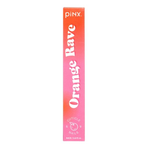 Produktverpackung von PINX Orange Rave Cuticle Öl, ideal für die Nagelpflege.