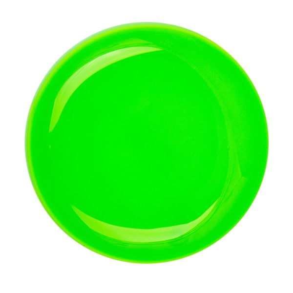 golour_gel_neon_lime Runde, leuchtend grüne Schale aus Kunststoff
