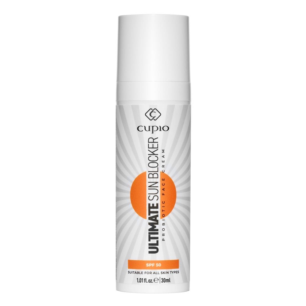 Cupio Ultimate Sun Blocker - Probiotische Gesichtscreme für alle Hauttypen, SPF 50