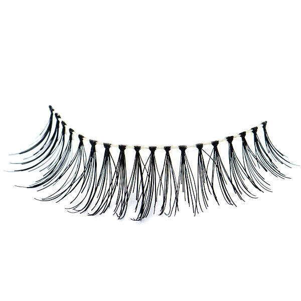 Schwarze Wimpern zum Aufkleben für einen auffälligen Augenaufschlag