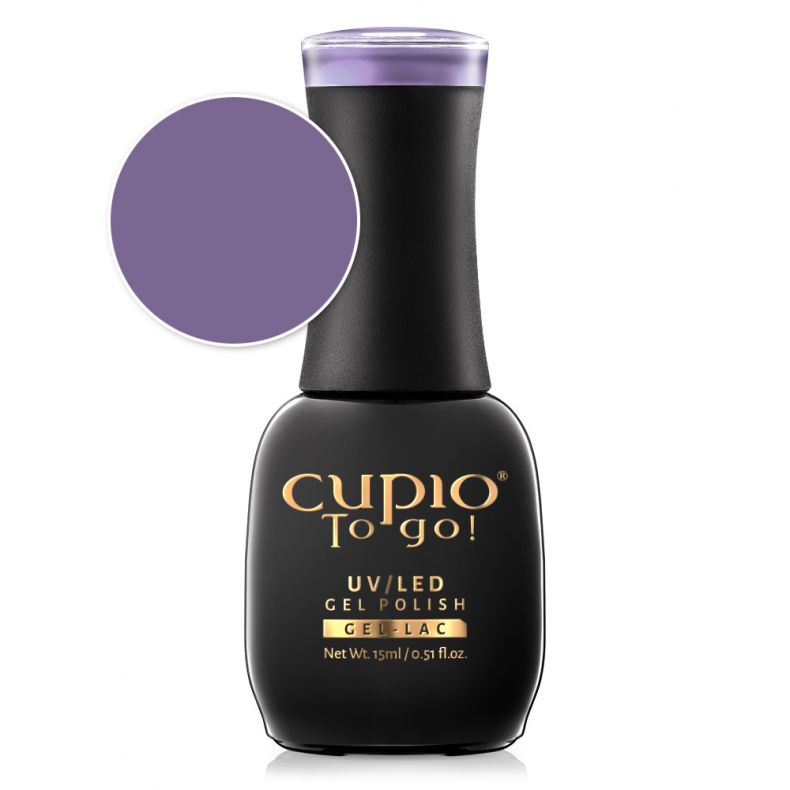 Cupio To go! UV/LED Gel-Polish in lila, 15ml Flasche