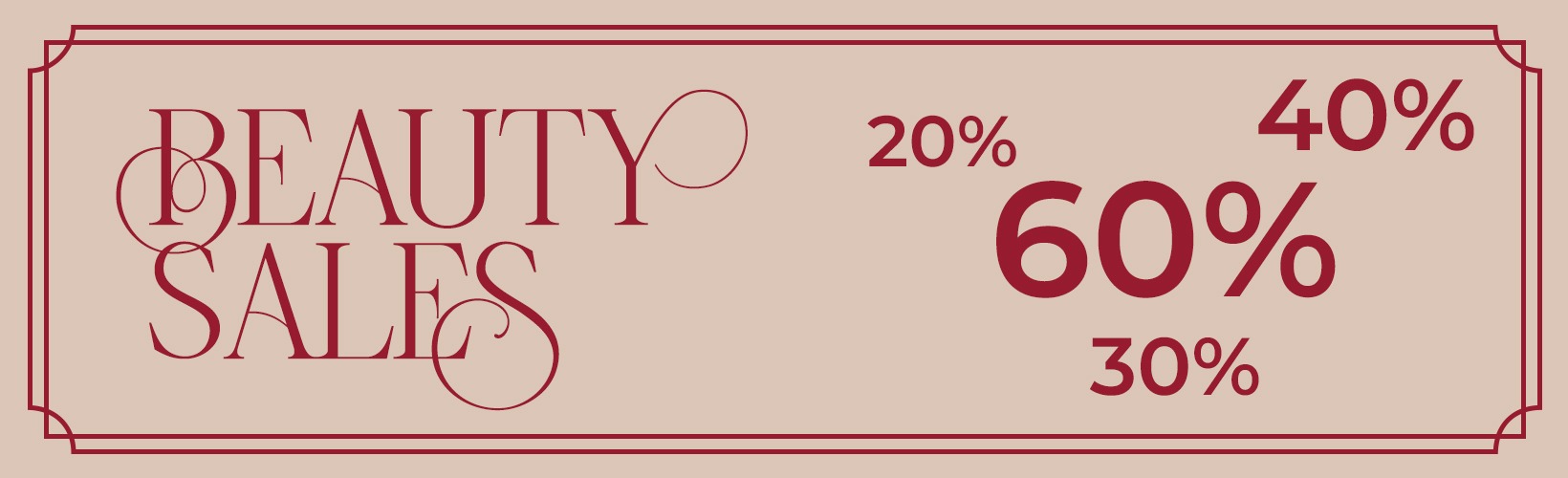 Beauty Sales mit Rabatten 20 bis 60 Prozent