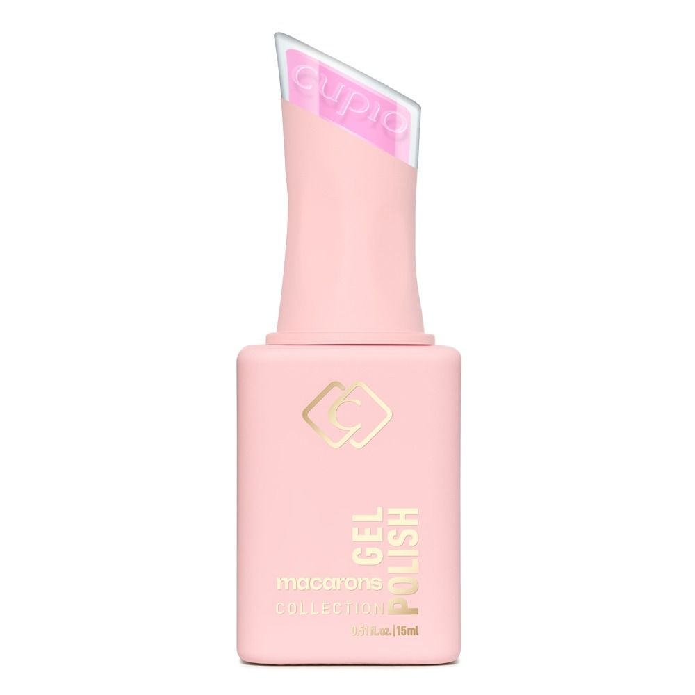 Rosa Flasche Cupio Gel Polish aus der Macarons Collection, 15 ml, Gel-Nagellack für Maniküre