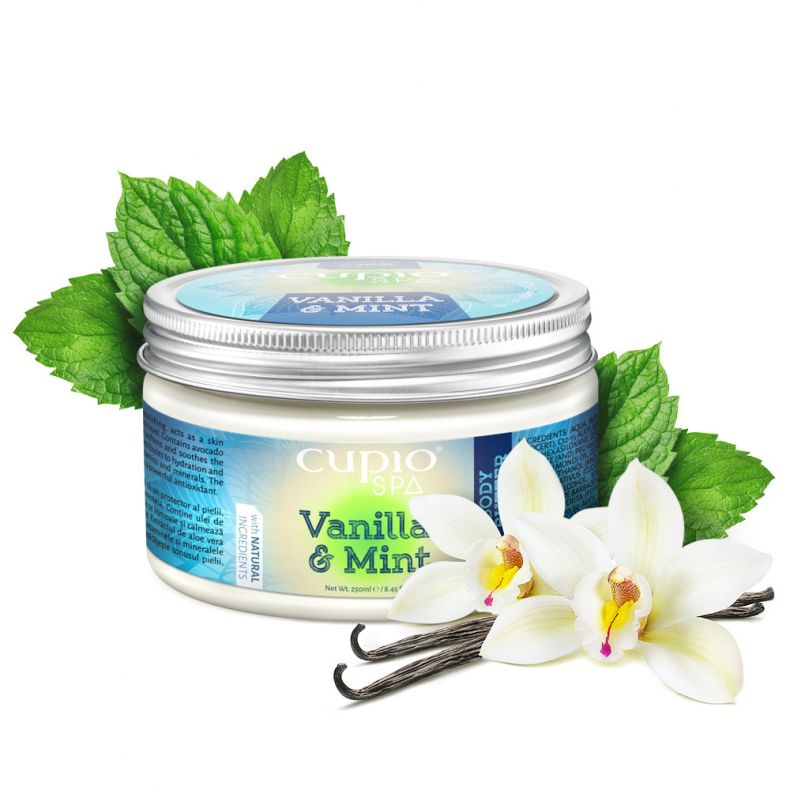 Cupio Bio-Körperbutter Vanille & Minze 250ml