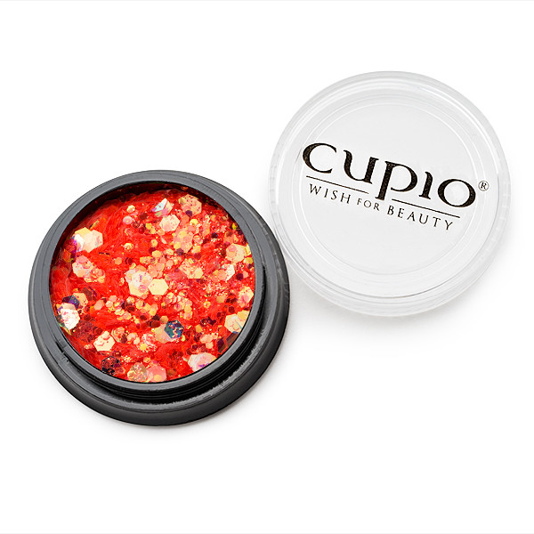 Cupio Pailletten Neon Orange