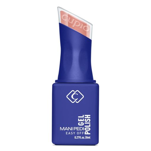 Flasche blauer Cupio Gel Nagellack mit Pinsel