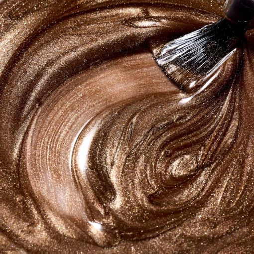 Schimmernder Cupio Cat Eye Gellack in Chocolate Braun