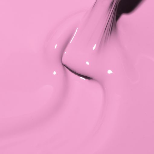 Nahaufnahme von zarter pinker Farbe, die flüssig in einer Schüssel ist.