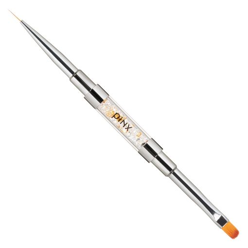 pensula_manichiura_pinx_duo_c7221_b Doppelseitiger Pinsel mit einer feinen Spitze und einer breiten Anwendung für Präzisionsarbeiten