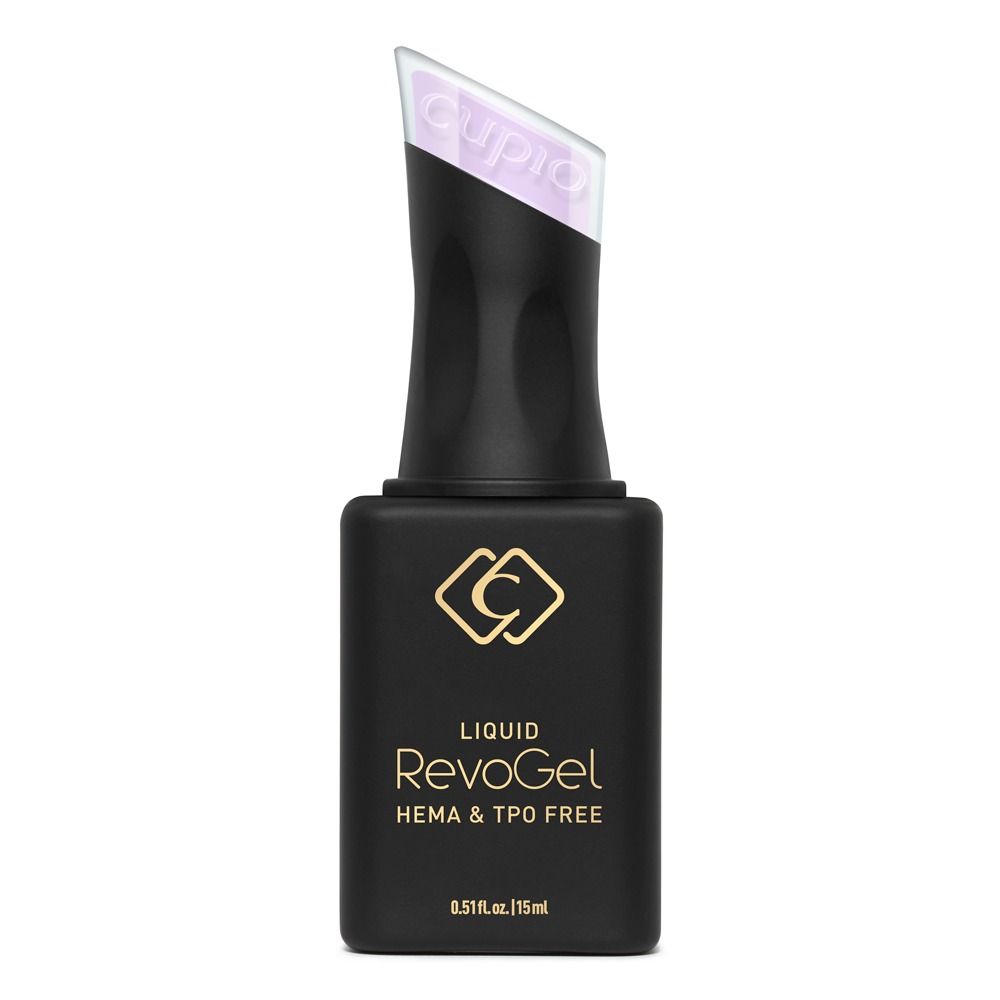 Flasche Cupio RevoGel Flüssig – Lilac Milk 15ml, professionelles flüssiges Polygel für alle Nageltypen, No-File Technik, langlebig und robust