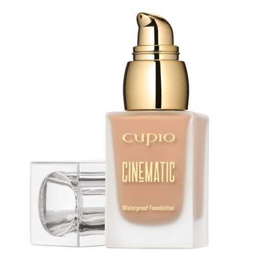 cinematic_amber_c7570_b Flasche mit Cupio Cinematic Waterproof Foundation in beiger Nuance