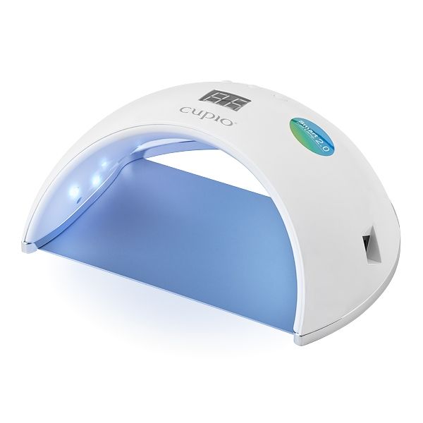 lampa_new_smart_b_1 LED-Nagelhärtelampe für Gel- und Acrylnägel in Weiß mit digitalem Display