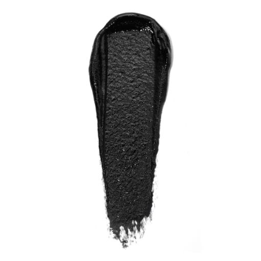 Nahaufnahme eines schwarzen Eyeliner-Swatches