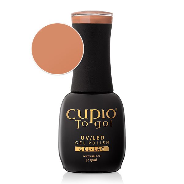 to_go_hazel_peach Cupio Gel-Lack To go! in Nude mit 15 ml Inhalt