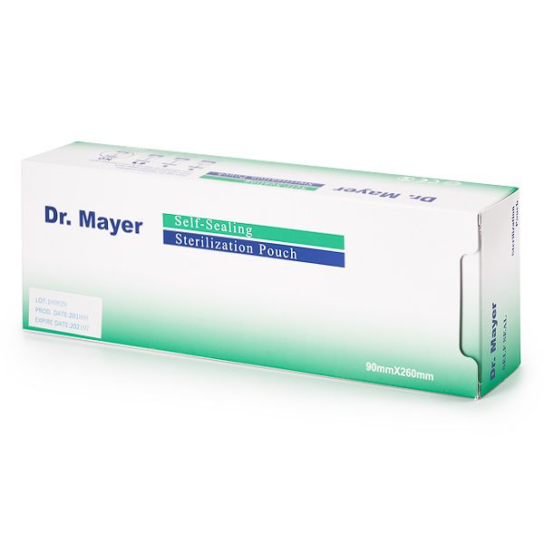 sterilization_pouch_mare_1 Dr. Mayer Selbstklebende Sterilisationsbeutel, Größe 90mm x 260mm
