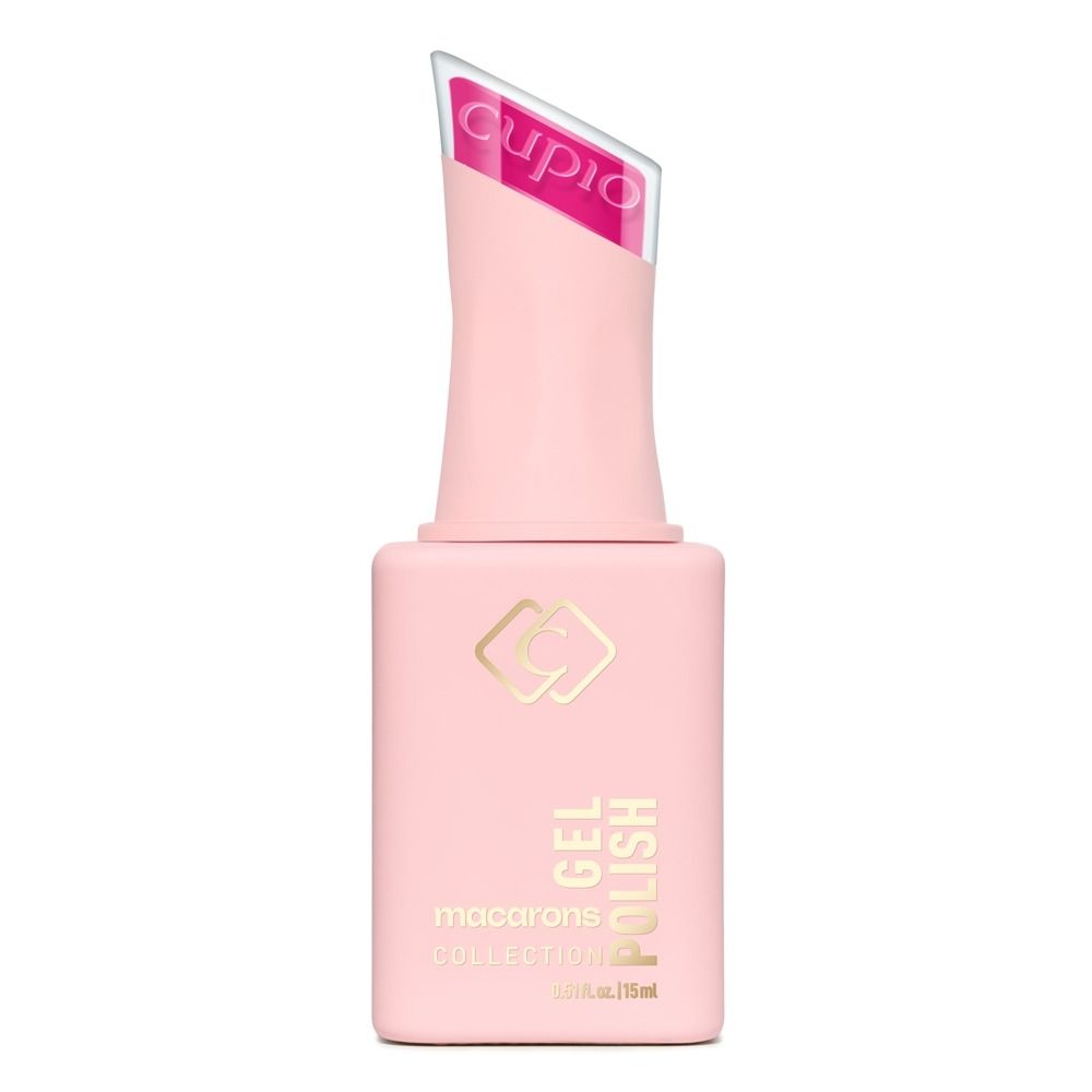 Rosa Flasche Cupio Macarons Collection Gel Polish, UV/LED-Gelnagellack, 15 ml