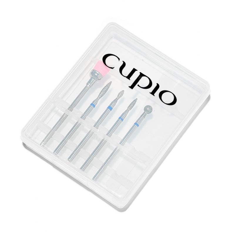 c5880_b Fräser-Set in einer transparenten Box von Cupio mit verschiedenen Aufsätzen