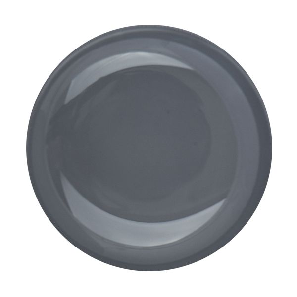 colour_gel_dark_grey Grauer Teller für den modernen Esstisch in schlichtem Design