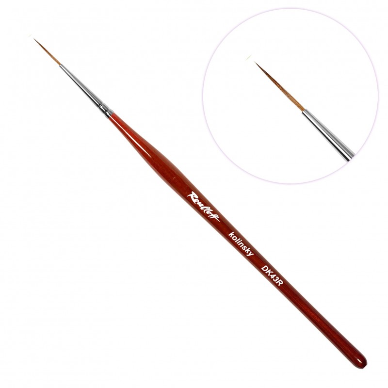 Roubloff Kolinsky Nageldesign Pinsel für Nailart DK43R-00