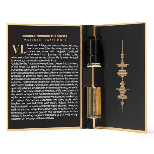 c7644_b Majestic Patchouli Parfüm mit luxuriösem Design und einzigartigem Dufterlebnis