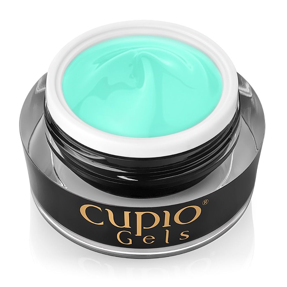 Tiegel mit mintgrünem Gel von Cupio für Nageldesign