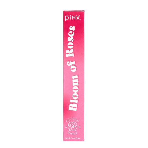 Produktbild von Bloom of Roses Cuticle Pflege von piNX in rosa Verpackung