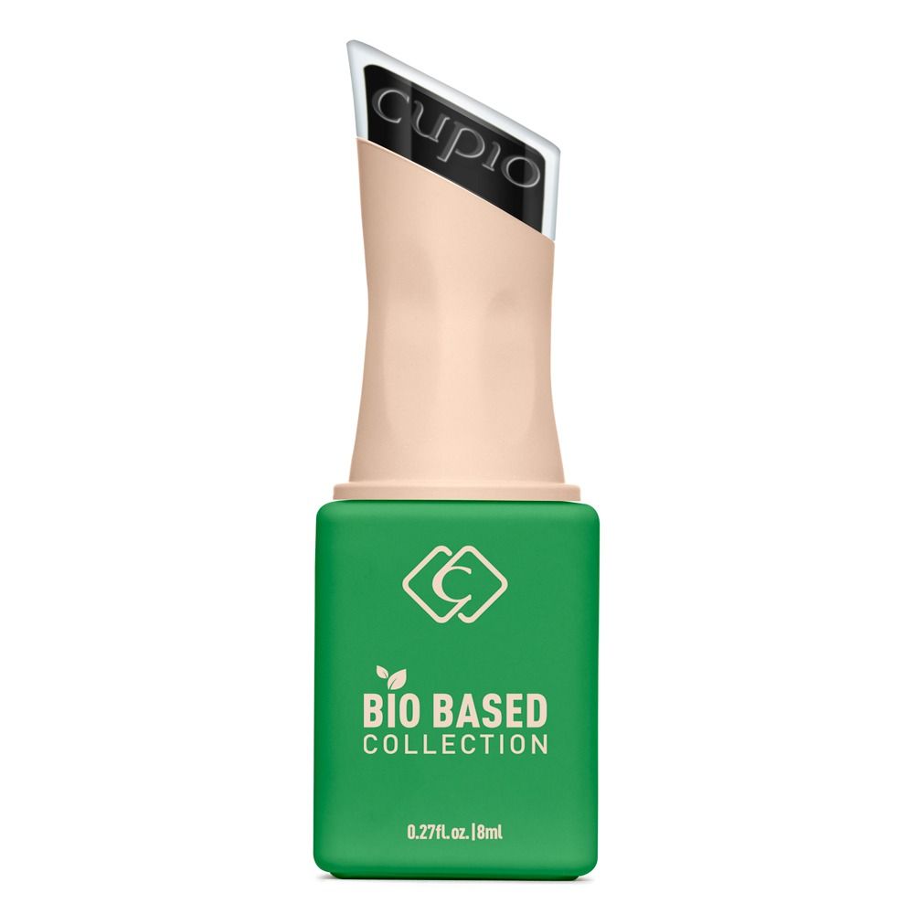 Produktbild von Cupio Gellack Bio Based Collection Black Truffle 8 ml, tiefes intensives Schwarz ohne Glitzer, deckend und glänzend für elegante Maniküre