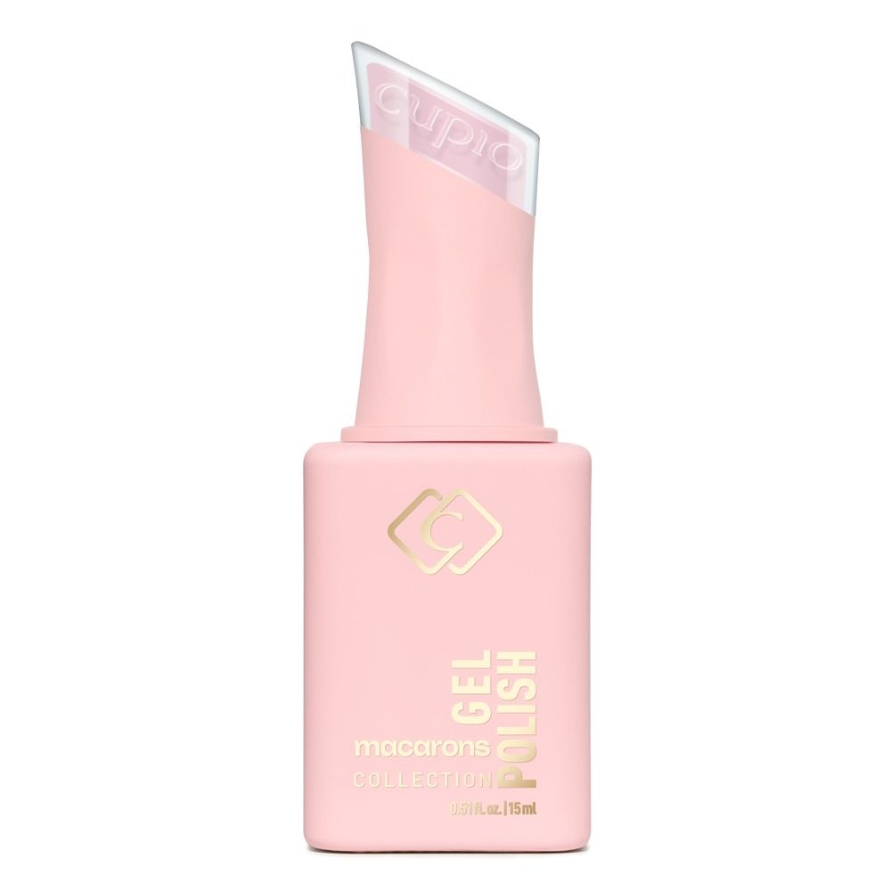 Cupio Gellack Macarons Collection Chocolate Mousse 15ml – pastellfarbener, hochpigmentierter Gel-Nagellack mit dichter Textur für perfekte Deckkraft in einer Schicht