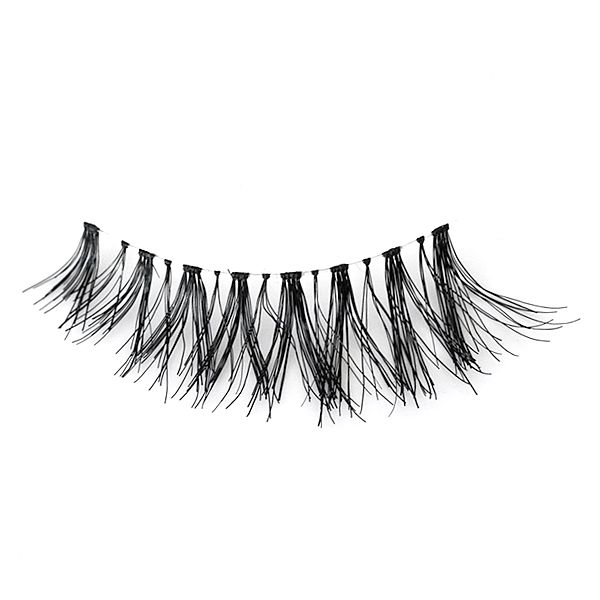 gene_n526_closeup Schwarze Kunstwimpern mit elegantem Design für einen glamourösen Look