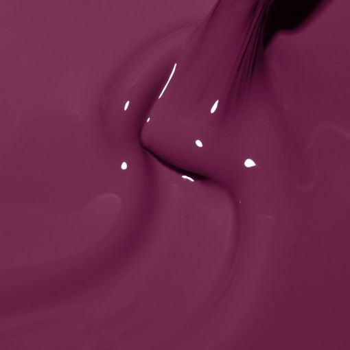 Detailaufnahme von glänzender flüssiger Farbe in Dunkellila