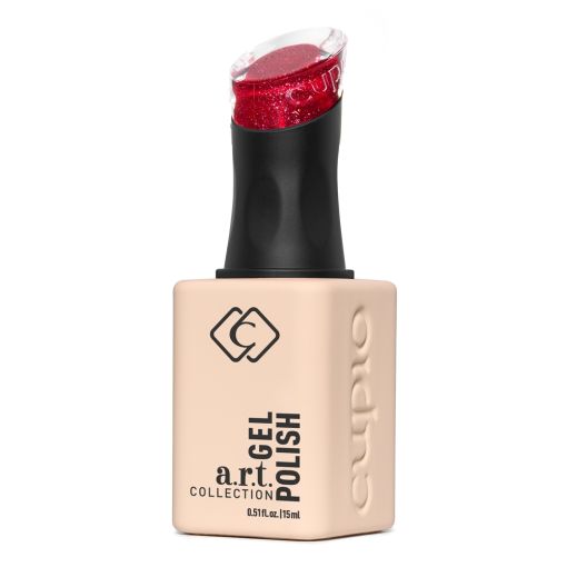 christmas_eve_dress_c9983_c Flasche mit Cupio a.r.t. Gel Polish in einer roten Farbnuance