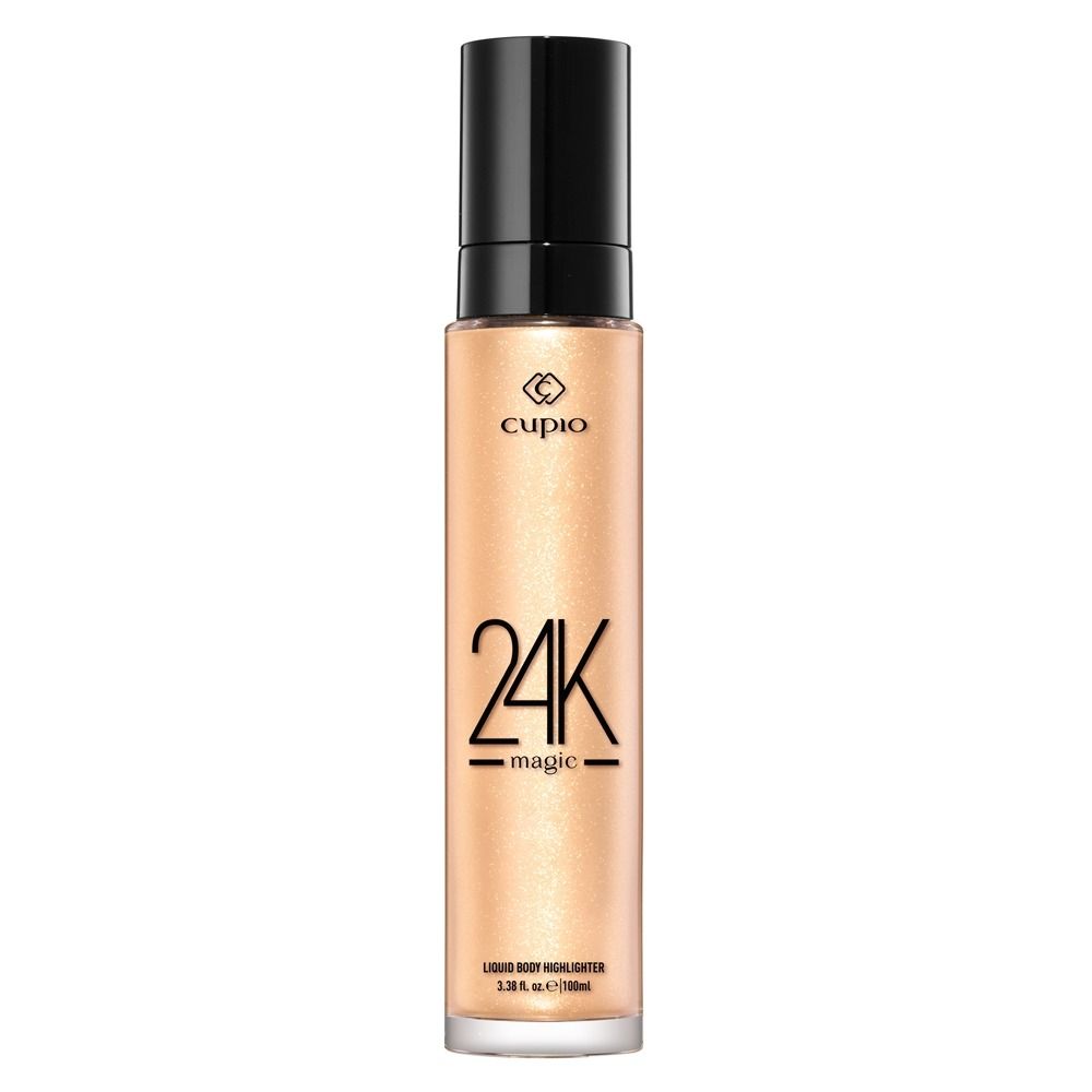 Cupio Body Highlighter 24K Magic – Dressed in Gold 100 ml Cupio 24K Magic Liquid Body Highlighter in eleganter Flasche