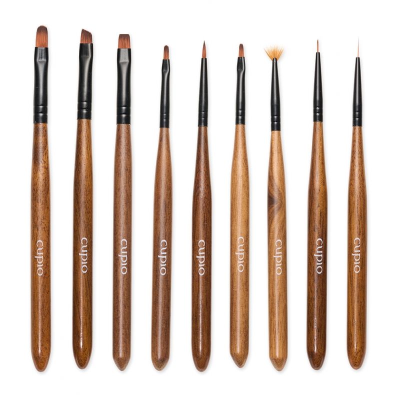 Cupio Nageldesign Pinsel 9er Set