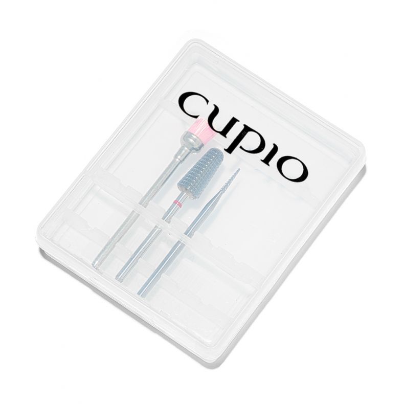 c5885_b Zubehörset für Nagelstudio von Cupio mit verschiedenen Fräsern in Verpackung