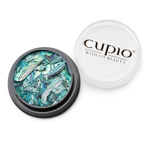 Cupio Flockmaterial in Türkis für individuelle Nagelgestaltung