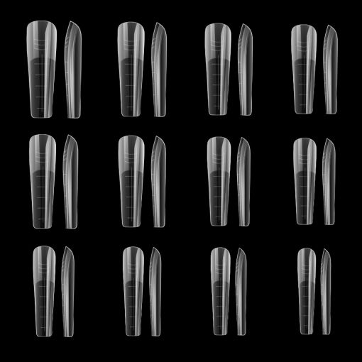 ballerina_apex_50_c7919_c Verschiedene transparente Nagelspitzen in mehreren Formen für Kunstnägel