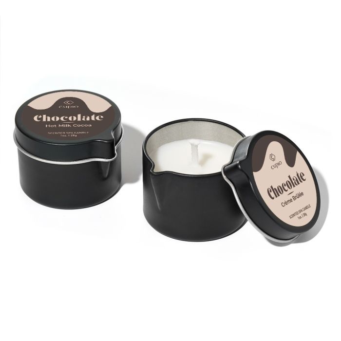 Pflegekerze für Hände und Nagelhaut 28 g – Crème Brûlée.
