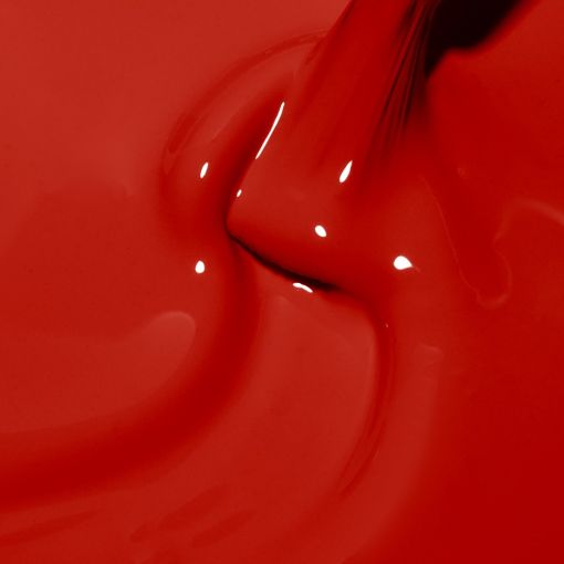 Detaillierte Darstellung von roter Farbe, die sich sanft ausbreitet