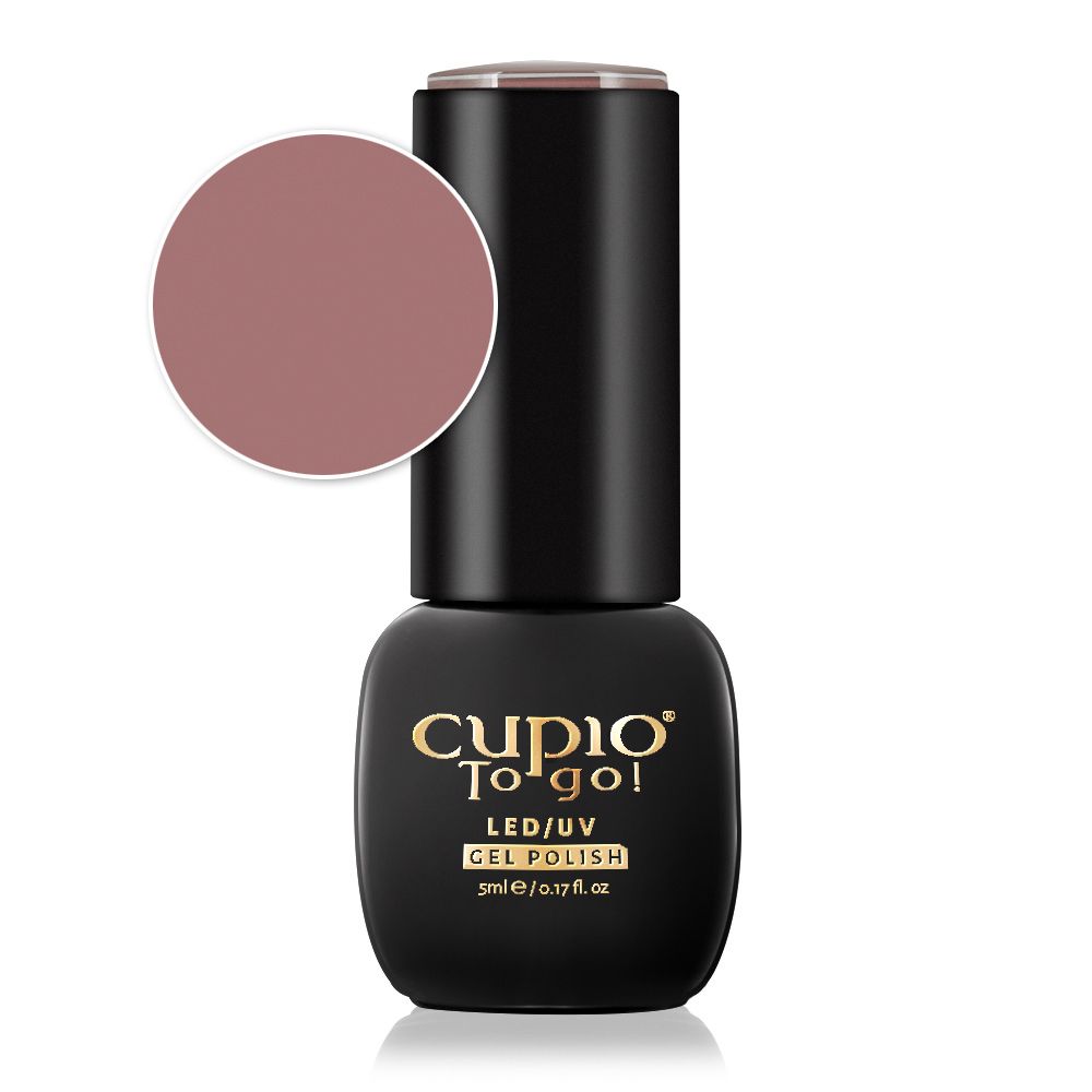 Flasche mit Cupio To go! LED/UV Gel Polish in der Farbe Rosé, 5ml