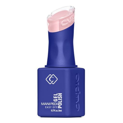 Blauer Cupio Gel Nagellackflasche mit rosa Deckel