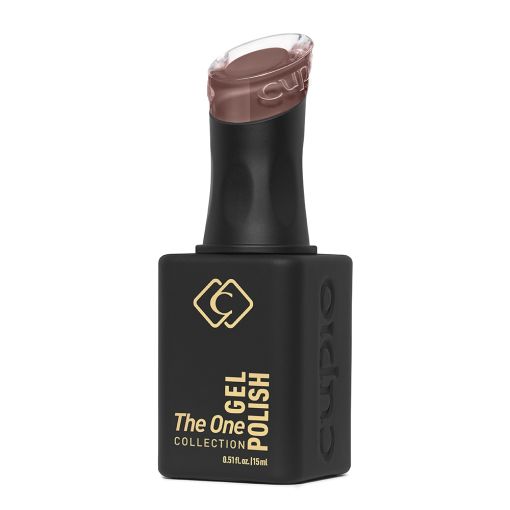 Flasche mit Cupio Gel Polish aus der The One Collection in Braun